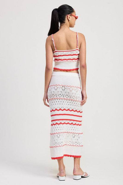 MAXI CROCHET SKIRT