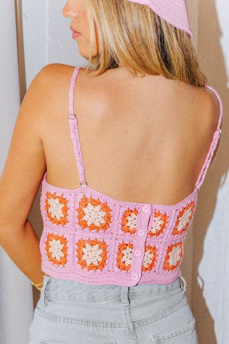 Chic Crochet Crop Top for Effortless Style