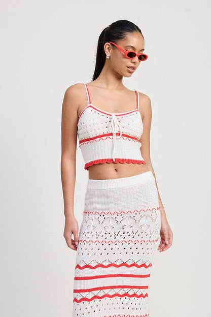 MAXI CROCHET SKIRT