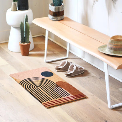 Koltynn Live Edge Wood Bench with Metal Frame